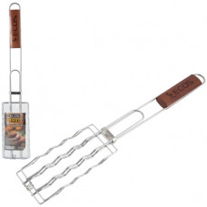 Решетка для барбекю ECOS RD-169D, для сосисок, р-р 17х8.5 см, общая длина 50 см Решетка для барбекю ECOS RD-169D, для сосисок, р-р 17х8.5 см, общая длина 50 см