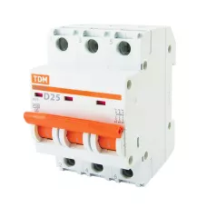 Авт. выкл. TDM ВА47-29 3Р 25А 4,5кА х-ка D 1/40