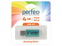 Perfeo USB флэш-диск 4GB E01 Green economy series /10