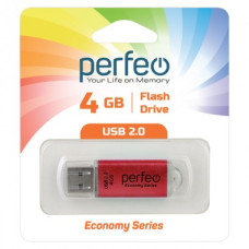 Perfeo USB флэш-диск 4GB E01 Red economy series /10 Perfeo USB флэш-диск 4GB E01 Red economy series /10