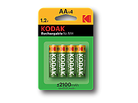 Аккумулятор Kodak KAARPC-4BL HR6 2100mAh NIMH Pre-Charged  с низким саморазрядом 80/640  (30955110)