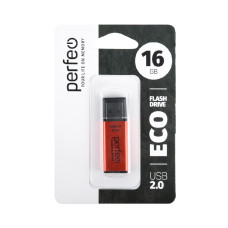 Perfeo USB флэш-диск 16GB E03 Red economy series