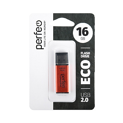Perfeo USB флэш-диск 16GB E03 Red economy series