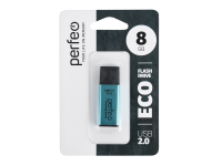 Perfeo USB флэш-диск 8GB E03 Green economy series 10/100