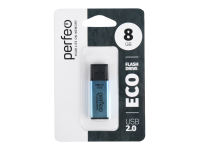 Perfeo USB флэш-диск 8GB E03 Blue economy series 10/100