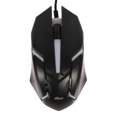 Мышь проводная Ritmix ROM-305 черный, подсветка 7 цветов