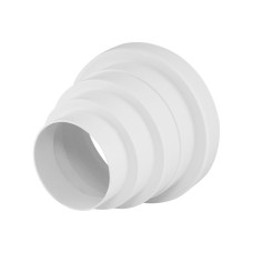 Редуктор для круглых воздуховодов универсальный, D80/100/120/125/150, TDM