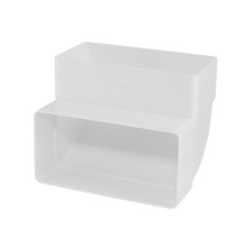 Соединительное колено вертикальное 90 гр. для прямоугольных воздуховодов, 55х110, TDM ЦЕНА ▼