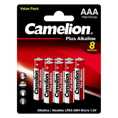Батарейка Camelion LR03-BL 8 (BP5+3 ) 8/32 АКЦИЯ