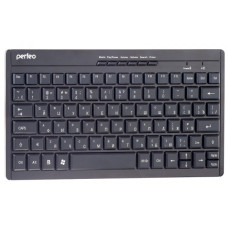 Клавиатура беспров Perfeo "COMPACT" Multimedia, USB, чёрн (PF-8006) /10