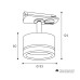 Трековый светильник WOLTA WTL-GX53/06B IP20 LUCE под лампу GX53 D83x60x124 черный Трековый светильник WOLTA WTL-GX53/06B IP20 LUCE под лампу GX53 D83x60x124 черный
