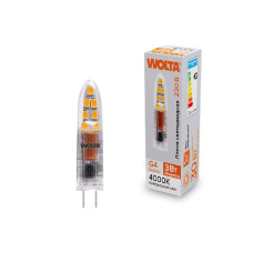 WOLTA Лампа светодиодная WSTD-JC-220V3W4KG4-P 3Вт 4000K G4 WOLTA Лампа светодиодная WSTD-JC-220V3W4KG4-P 3Вт 4000K G4