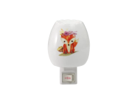 Светильник "Лисичка" 1х7Вт Е11 белый 6х7х12см