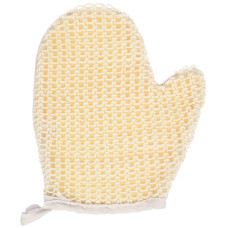 Мочалка из сизаля, варежка с хлопком "Банные штучки" /30