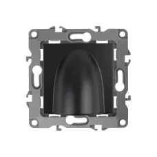 Вывод кабеля Эра12, 12-6003-05  ЭРА антрацит