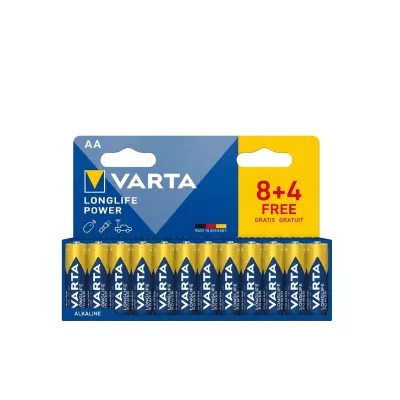 Батарейка VARTA Longlife Power AA LR6  Alkaline B12