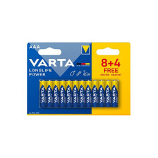 Батарейка VARTA Longlife Power AAА LR03  Alkaline BL12  12/240