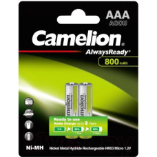 Аккумулятор Camelion NH-AAA-800-BP2 Always Ready 24/480 Аккумулятор Camelion NH-AAA-800-BP2 Always Ready 24/480