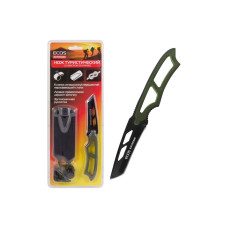 Нож туристический со свистком (в ножнах) EX-SW-B01G, зеленый ECOS