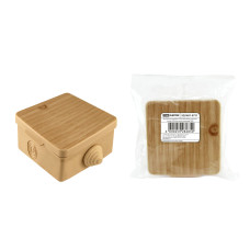 Коробка распаячная TDM ОП D65х65x50мм, крышка, сосна, IP54, 4вх. инд. штрих /мин.пар.5шт Коробка распаячная TDM ОП D65х65x50мм, крышка, сосна, IP54, 4вх. инд. штрих /мин.пар.5шт