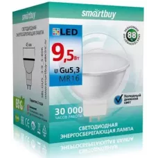 Smartbuy Лампа светодиодная LED MR16/860-GU5.3 9,5Вт белый свет 2/10