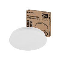 Светильник LED потолочный ДПБ 01, 24 Вт, 6000 К, Классика, TDM