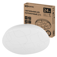 Светильник LED потолочный ДПБ 03, 24 Вт, 6000 К, Геометрия, TDM