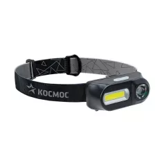 Фонарь Космос  KocH3WDLith 3Вт ХРЕ, 3Вт СОВ, сменный акк 1200mAh