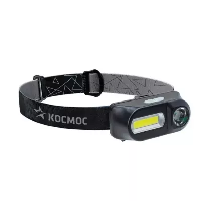 Фонарь Космос  KocH3WDLith 3Вт ХРЕ, 3Вт СОВ, сменный акк 1200mAh