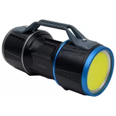 Фонарь Космос аккум 10Вт+12ВтCOB Li-ion18650 индикатор, USB шнур, powerbank