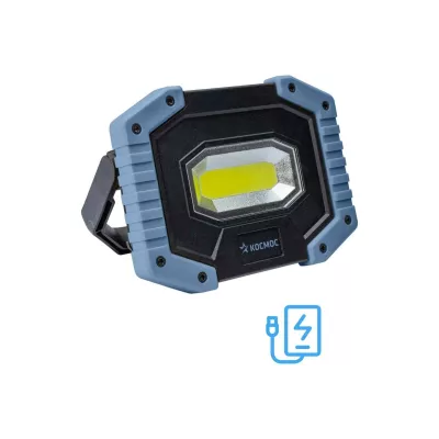 Фонарь Космос светильник рабочая серия аккум 5ВтCOB Li-ion18650 2х1200mAh Powerbank USВ