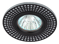 Точечный светильник ЭРА DK LD41 WH/BK MR16, декор cо светодиодной подсветкой, белый/черный 1/50