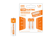 Аккумулятор TDM AAA-600mAh Ni-Mh BP-2  24/288