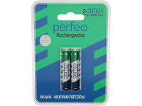 Аккумулятор PERFEO AAA1000mAh/2BL пластик 2/40/240