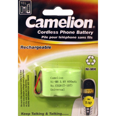 Аккумулятор Camelion C028 3NH-2/3AA600-BP1 (T-107) 10/200