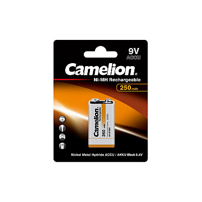 Аккумулятор Camelion 9V-250mAh-BP1 NH 12/240
