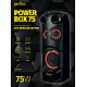 Perfeo ПАС ”Power Box 75” EQ, MP3 USB/microSD, AUX, FM, 2xMIC, TWS, 1 микрофон, черн