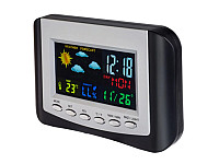 Perfeo Часы-метеостанция "Сolor", (PF-S3332CS) цветной экран, время, температура, влажность, дата