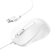 Мышь проводная BOROFONE BG4 белый 1/22/88