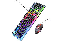 Набор игровой GM18 клавиатура + мышь, RGB, черный, hoco 1/30