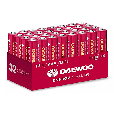 Батарейка DAEWOO LR03  ENERGY Alkaline PACK32 /768