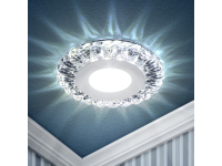 Настенно-потолочный светильник ЭРА DK LED 16 SL/WH светодиодный круглый белая подсветка 3+3W