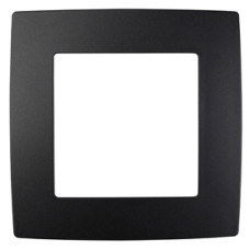 Рамка на 1 пост, Эра12, 12-5001-05 ЭРА антрацит /мин.пар.5шт