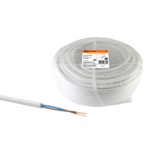 Провод ПВС 2х1 ГОСТ, белый TDM/100