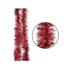 Мишура "Краса" 0,7х2м, 6 слоев, цвет красный 10/100