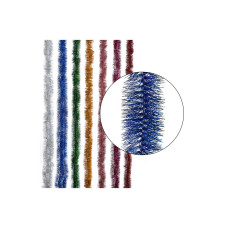 Мишура "Норка" № 24 2м*45мм без проволоки цвет ассорти /100