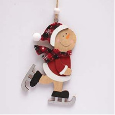 Украшение декоративное "Снеговик на коньках" SYMZPB-4423203 Украшение декоративное "Снеговик на коньках" SYMZPB-4423203