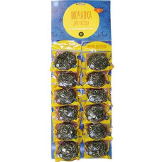 Спираль для посуды (металл. нерж) по 12 шт.на листе 60/600 АкваМаг Спираль для посуды (металл. нерж) по 12 шт.на листе 60/600 АкваМаг