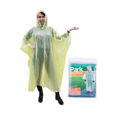 Дождевик- плащ RC-70, размер L (130x140см), ПЕВА, желтый Park