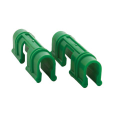 Зажимы для крепления пленки (укрывного материала) диаметр 10 мм, пластик, зеленый Зажимы для крепления пленки (укрывного материала) диаметр 10 мм, пластик, зеленый
